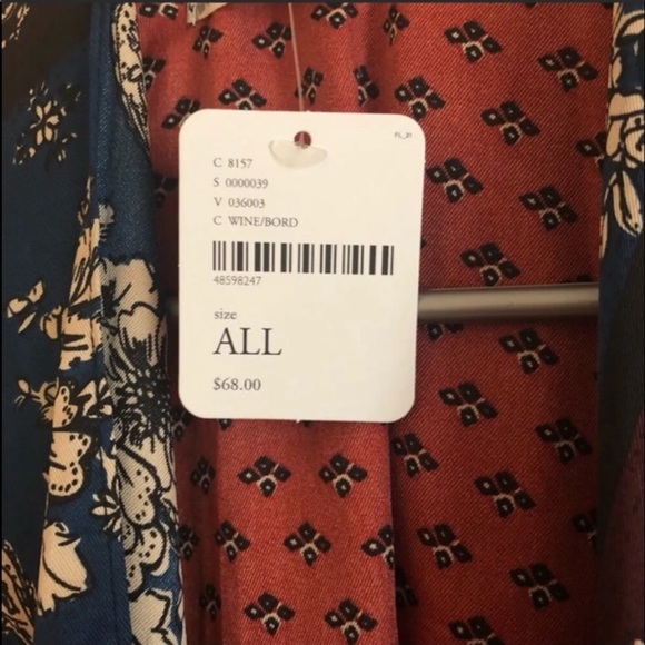 FREE PEOPLE Cheri silk patchwork kimono - Picture 5 of 6